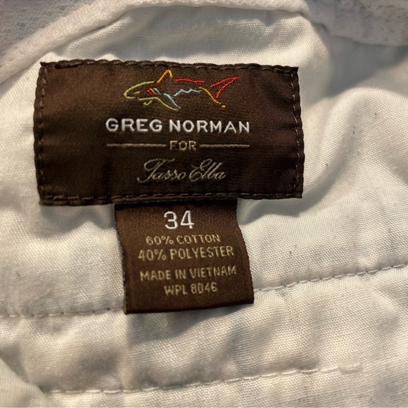 GREG NORMAN for TASSO ELBA men's golf shorts - Picture 2 of 4